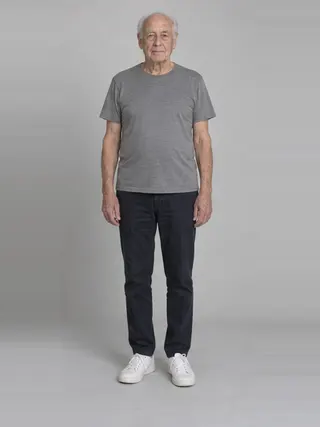Walter, an Aaina AI studio model: Man, 78 · White · Average