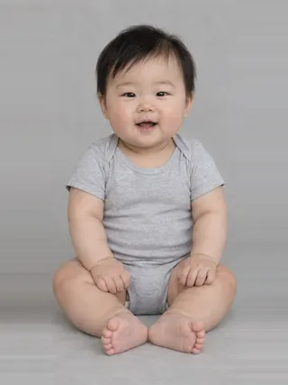 Seo-jun, an Aaina AI studio model: Boy, 0 · East Asian · Average