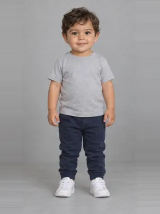 Santi, an Aaina AI studio model: Boy, 2 · Hispanic / Latino · Average