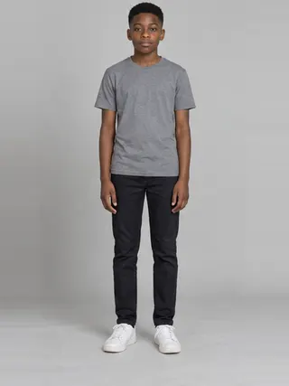 Dayo, an Aaina AI studio model: Boy, 13 · Black · Slim