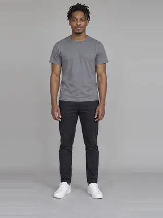 Jabari, an Aaina AI studio model: Man, 22 · Black · Slim