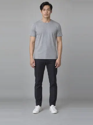 Wei, an Aaina AI studio model: Man, 34 · East Asian · Slim