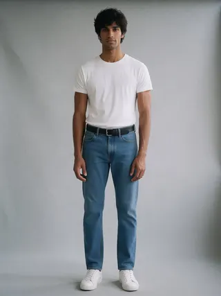 Kabir, an Aaina AI studio model: Man, 25 · South Asian · Athletic