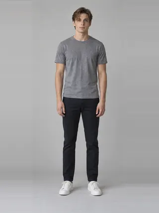 Louis, an Aaina AI studio model: Man, 21 · White · Slim