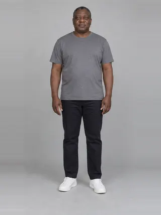 Babatunde, an Aaina AI studio model: Man, 52 · Black · Average