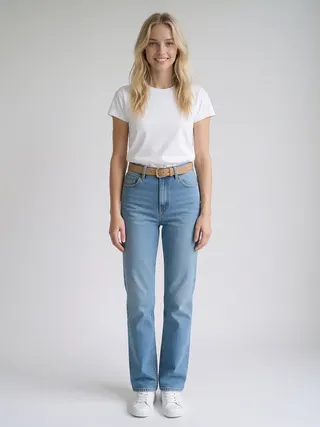 Chloe, an Aaina AI studio model: Woman, 25 · White · Athletic