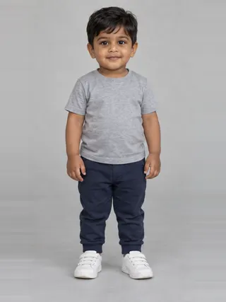 Ishaan, an Aaina AI studio model: Boy, 3 · South Asian · Average