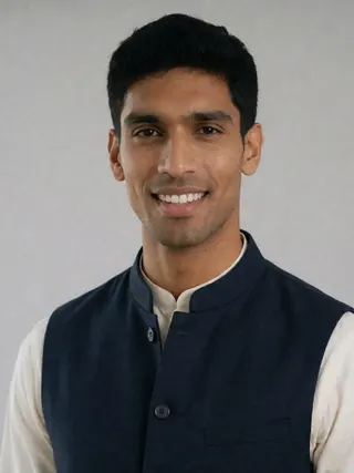Rehan, an Aaina AI studio model: Man, 25 · South Asian · Athletic