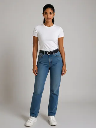 Aaina, an Aaina AI studio model: Woman, 26 · South Asian · Slim