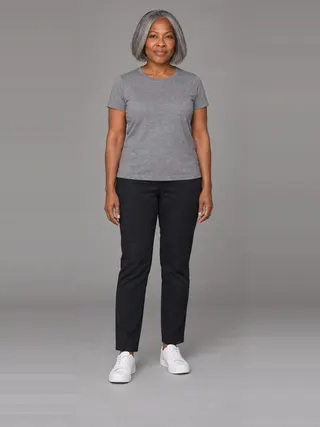 Grace, an Aaina AI studio model: Woman, 55 · Black · Slim