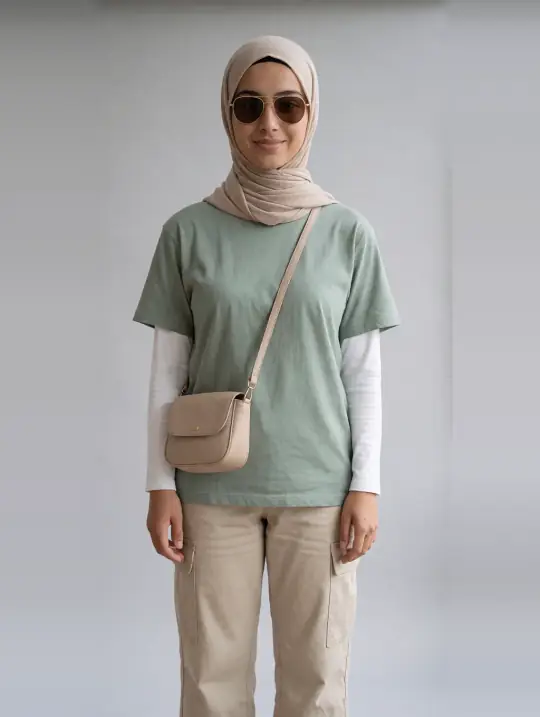 Layla, an Aaina modest wear model