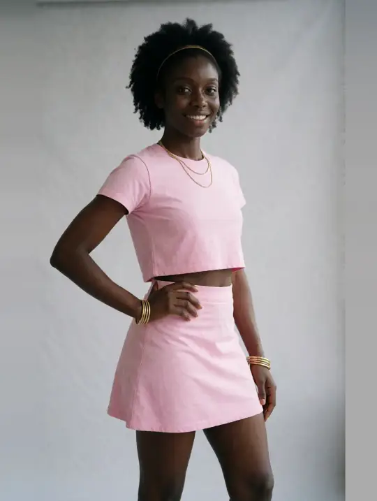 Adaeze, an Aaina AI model: Nigerian, late 20s, tall athletic