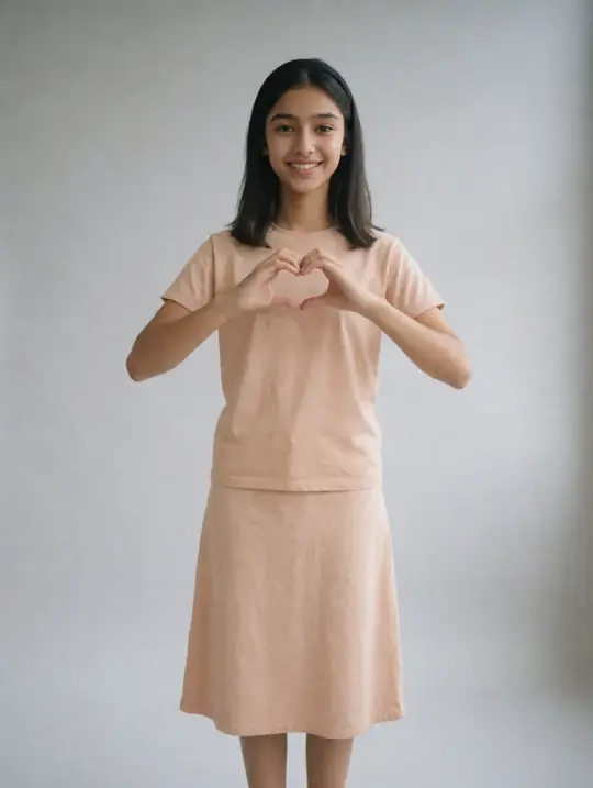 Anaya, an Aaina AI model: Indian teen, 15