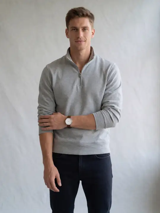 Ethan, an Aaina AI model: American, late 20s, tall
