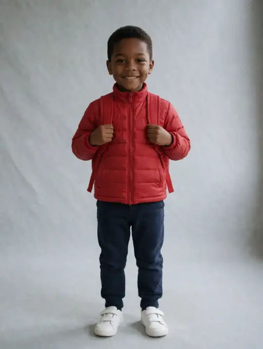 Jayden, an Aaina AI model: Black boy, about 8
