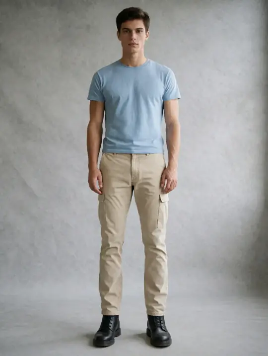 Luca, an Aaina AI model: Italian, mid 20s, tall lean