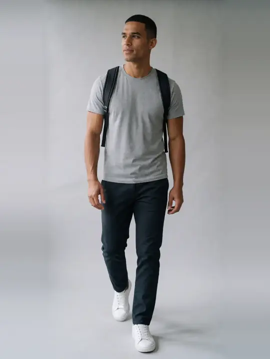 Lucas, an Aaina AI model: Brazilian, mid 30s, athletic