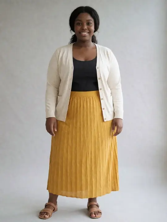 Shanice, an Aaina AI model: Black Caribbean, mid 30s, plus size